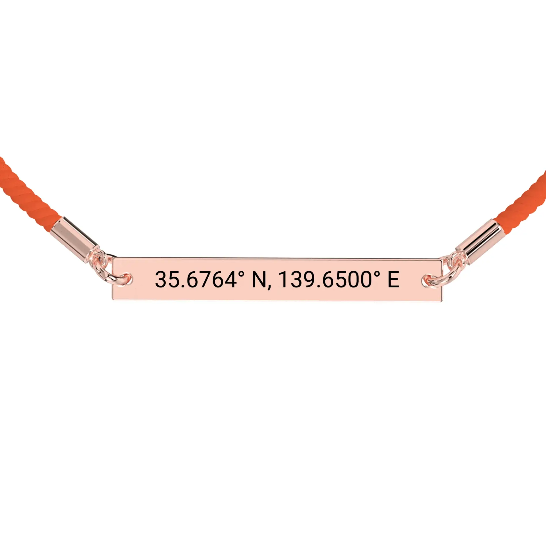 Coordinate Engraved Rope Bracelet - Image 18