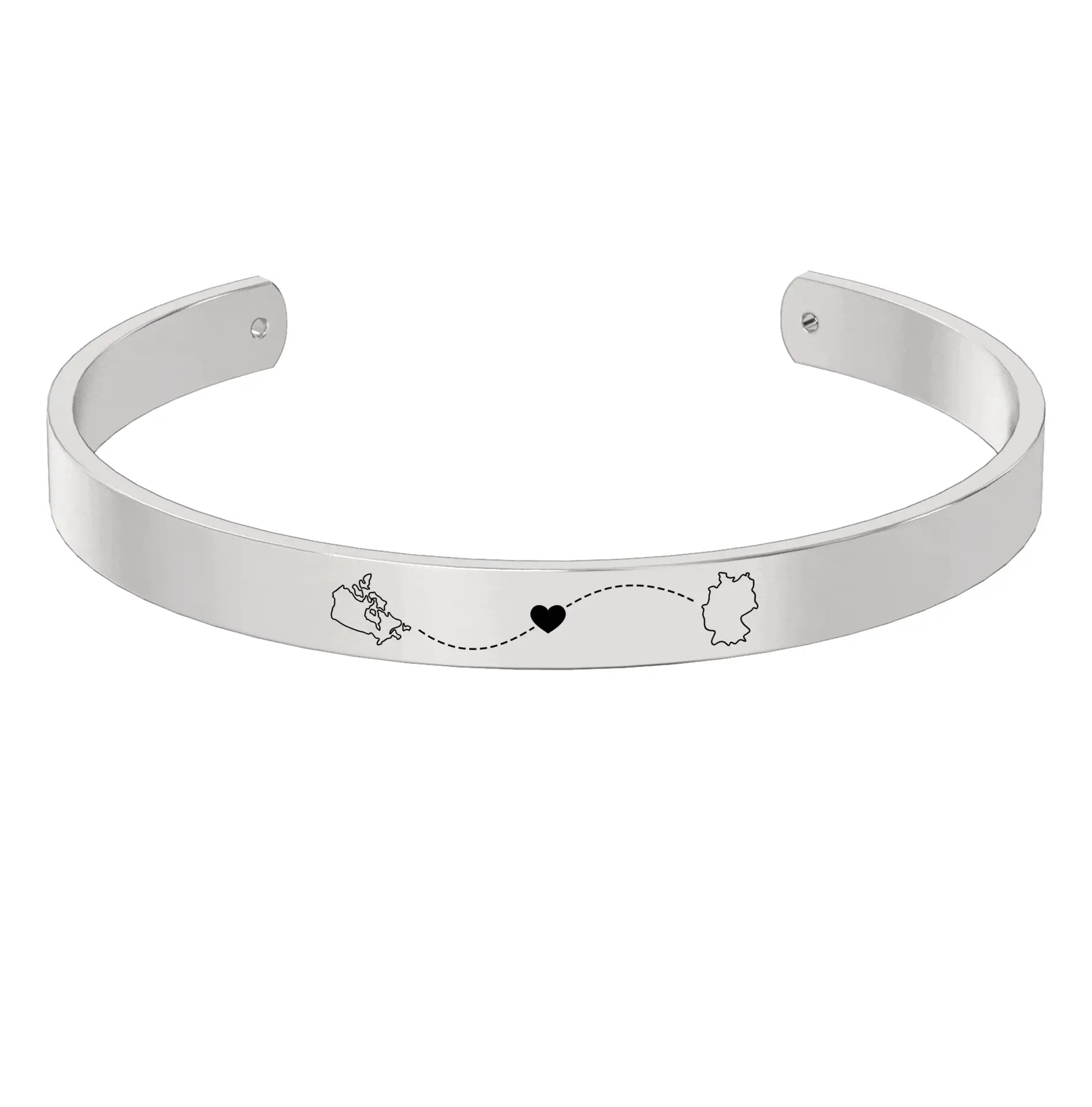 Long Distance Engraved Cuff - Image 6