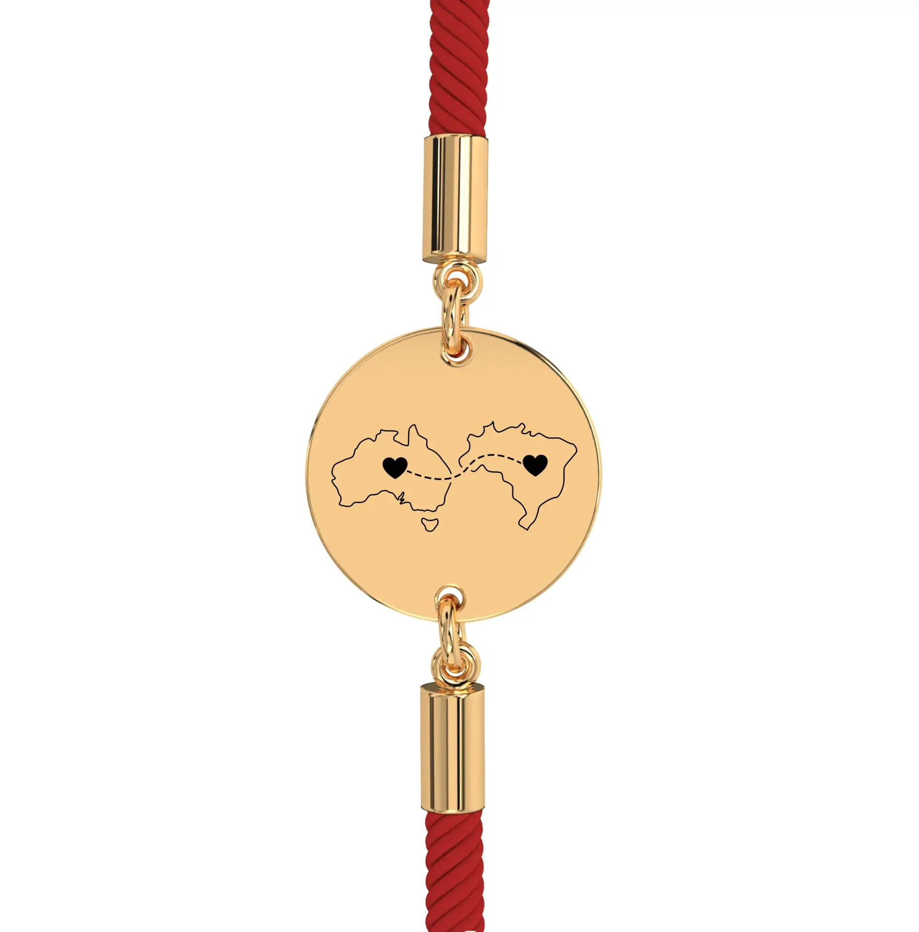 Dual Maps Engraved Bracelet - Image 15
