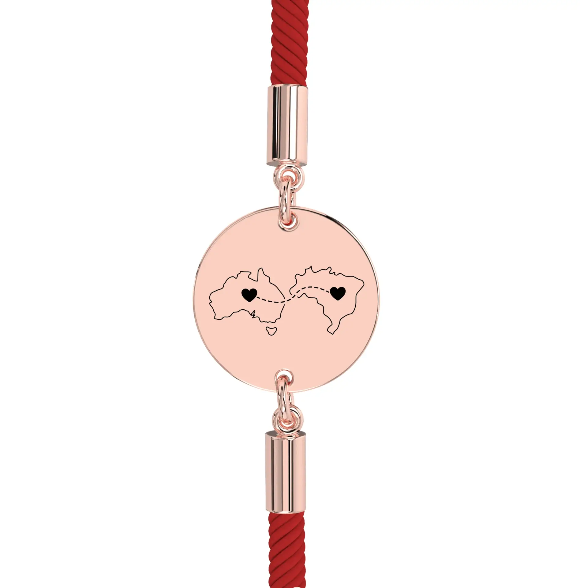 Dual Maps Engraved Bracelet - Image 16