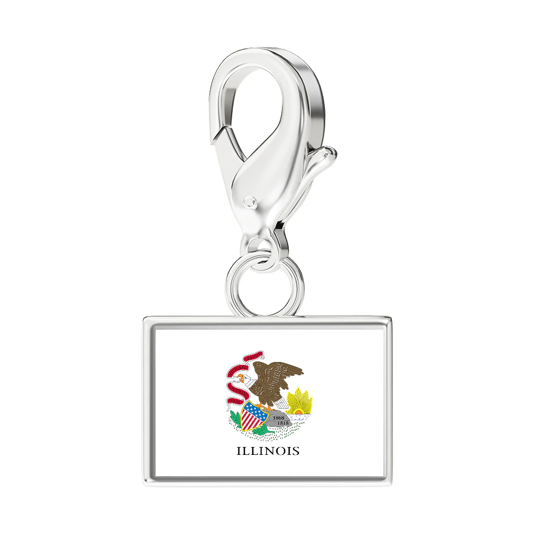 USA State Flag & Map Charms Set - Image 11