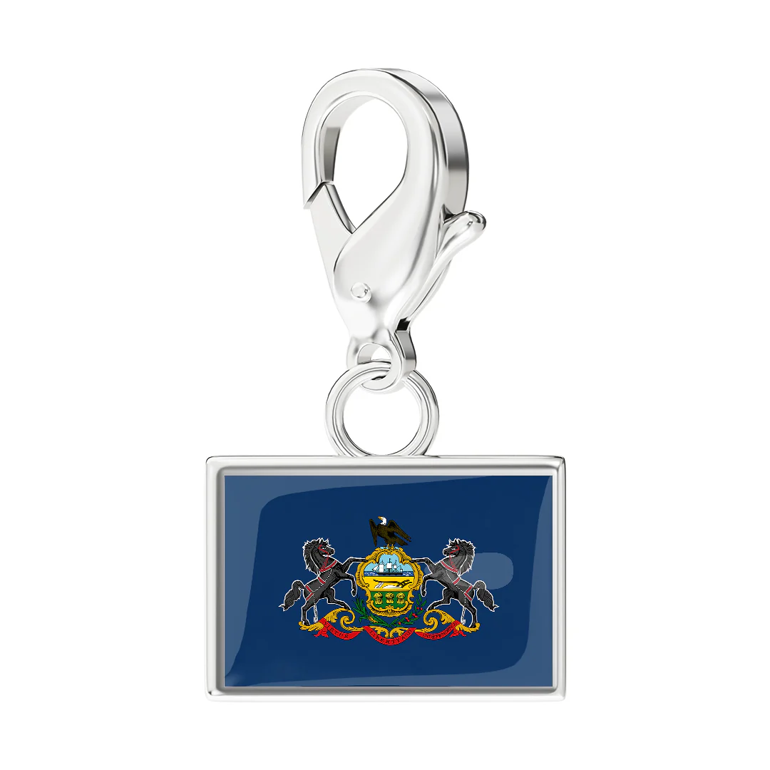 USA State Flag & Map Charms Set - Image 45