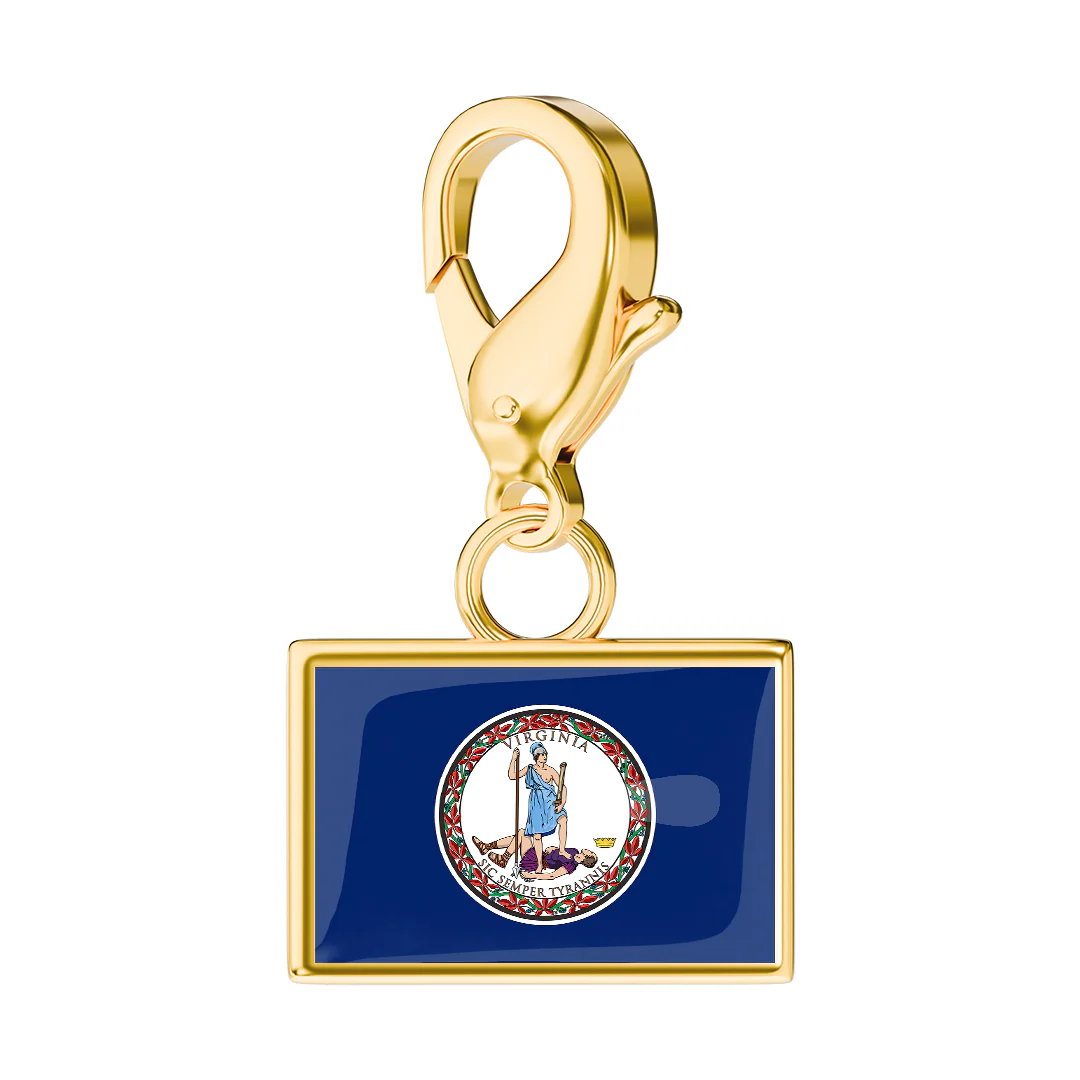 USA State Flag & Map Charms Set - Image 62