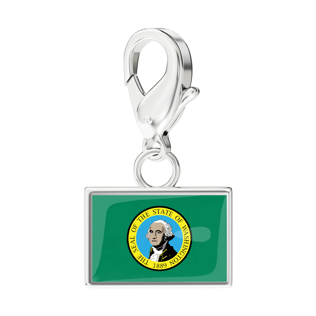 USA State Flag & Map Charms Set - Image 67