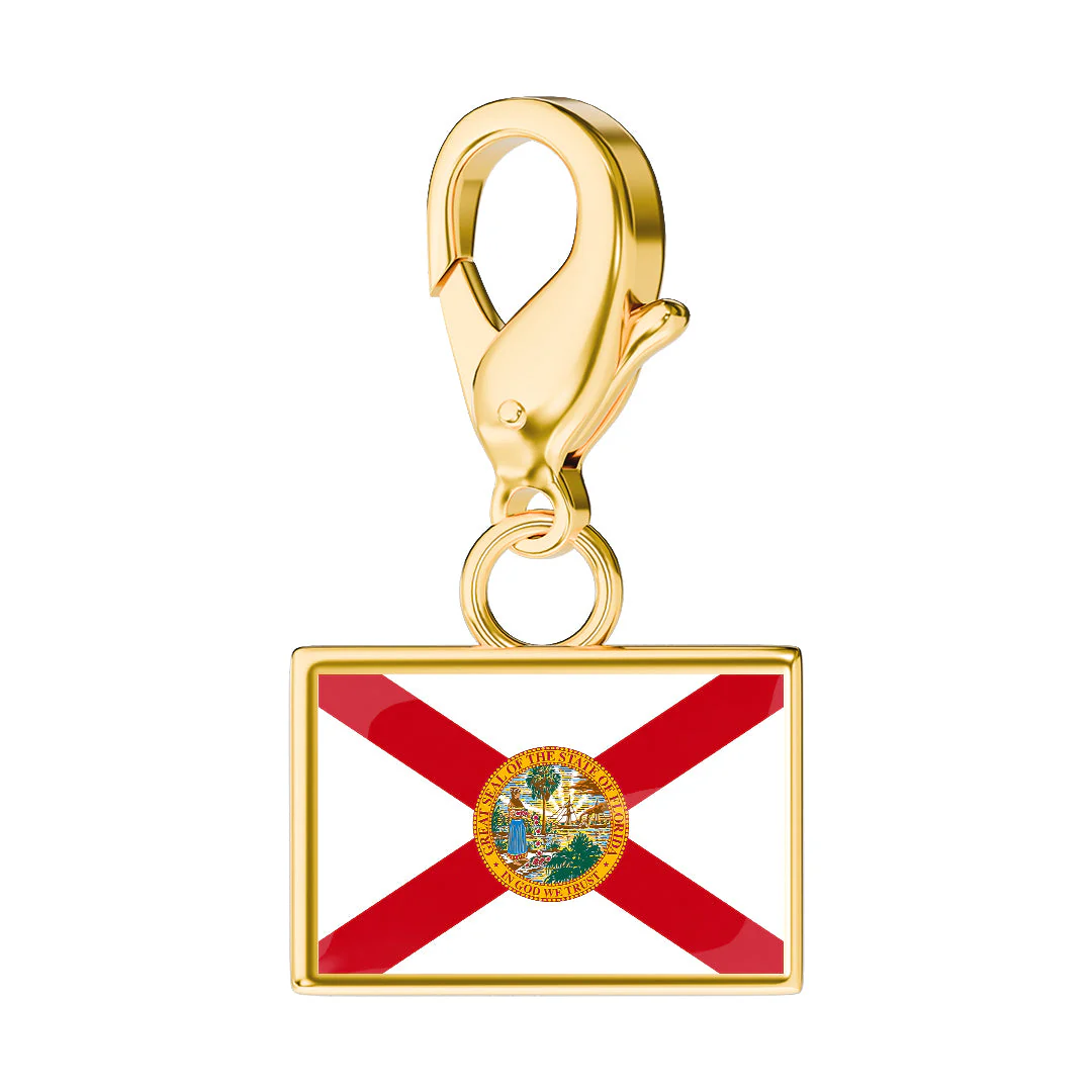 USA State Flag & Map Charms Set - Image 11