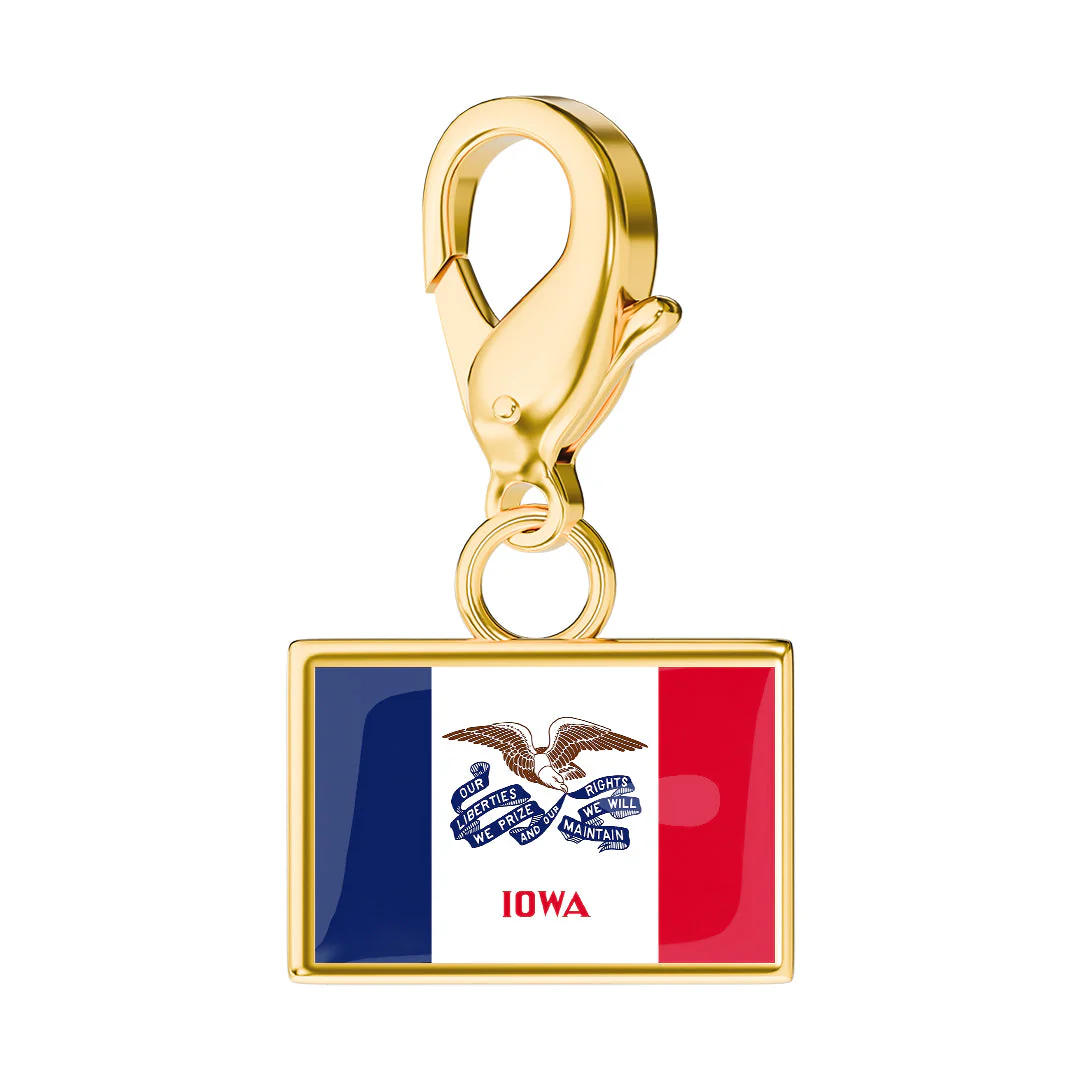 USA State Flag & Map Charms Set - Image 17