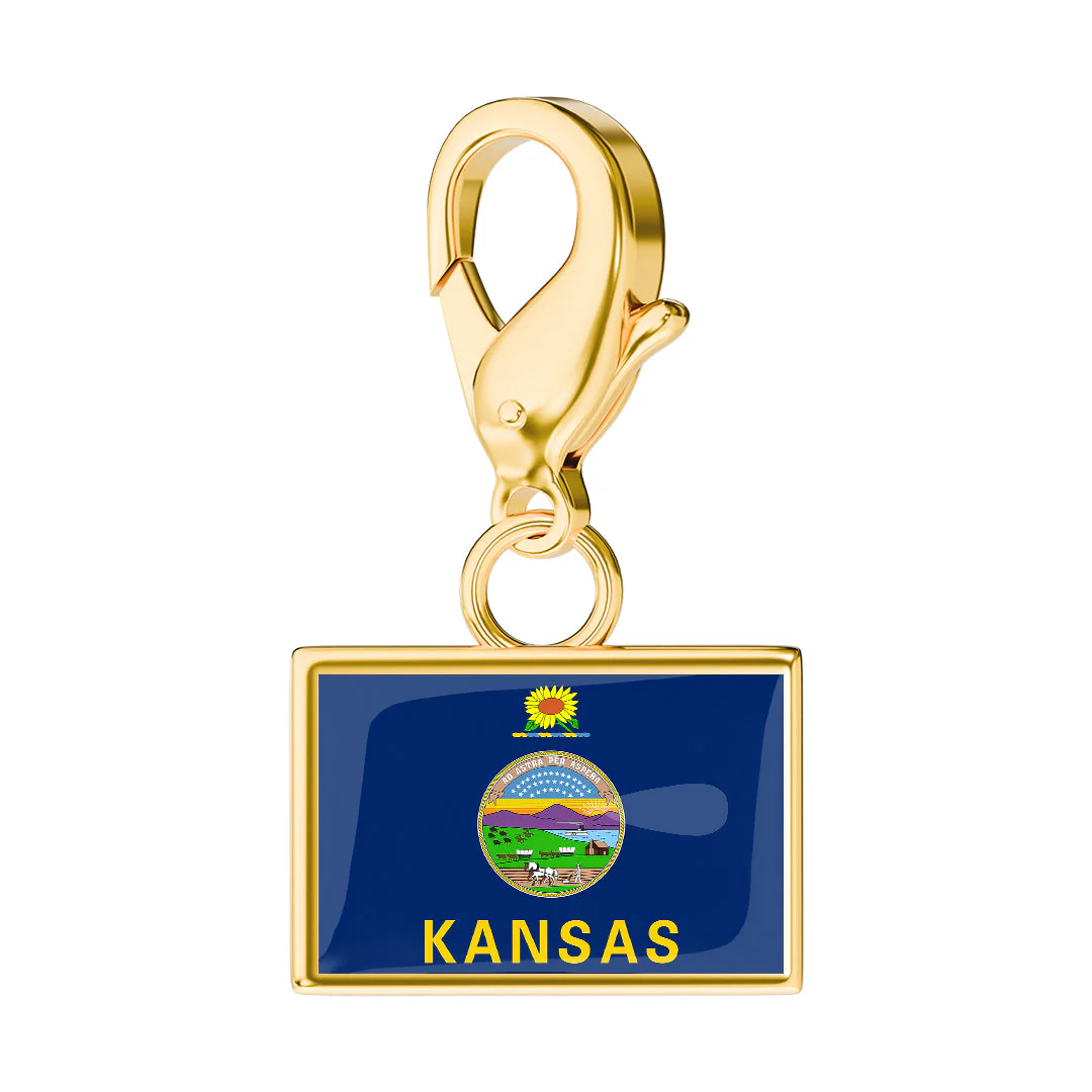 USA State Flag & Map Charms Set - Image 18
