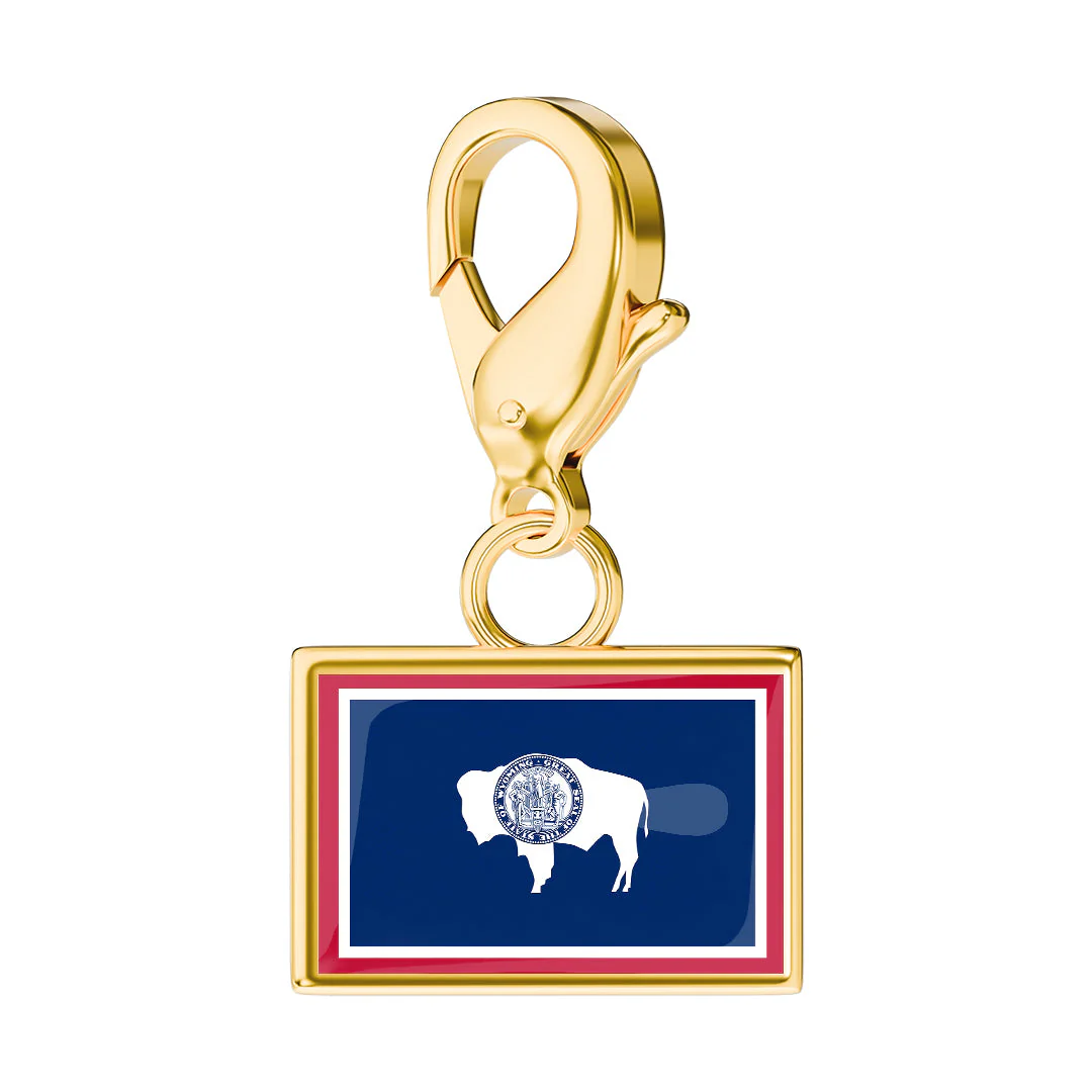 USA State Flag & Map Charms Set - Image 2