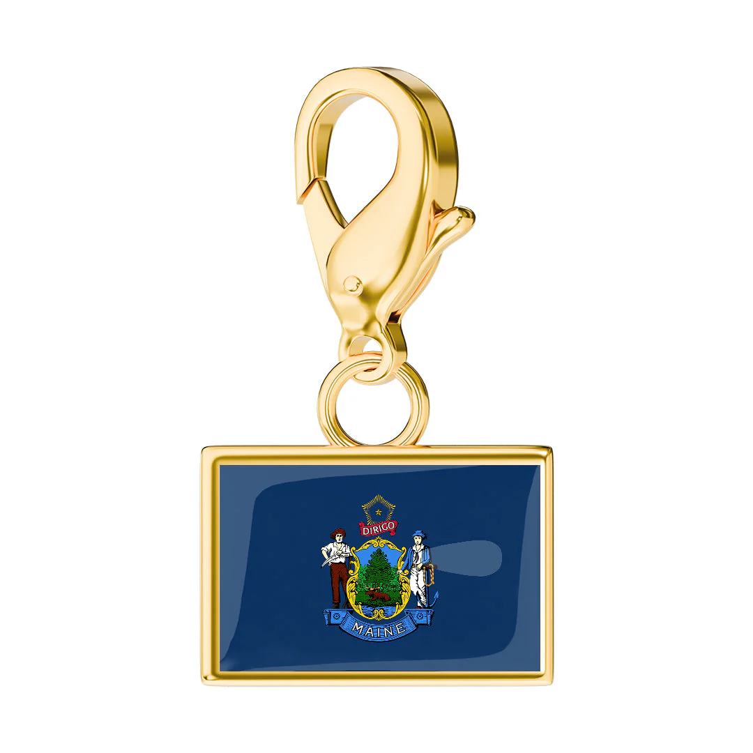USA State Flag & Map Charms Set - Image 21