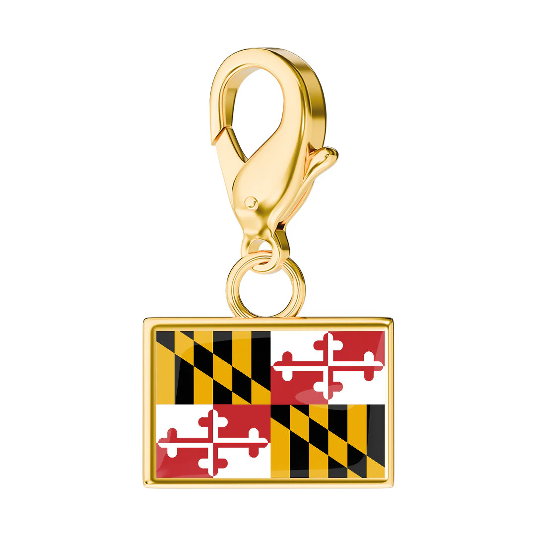 USA State Flag & Map Charms Set - Image 22
