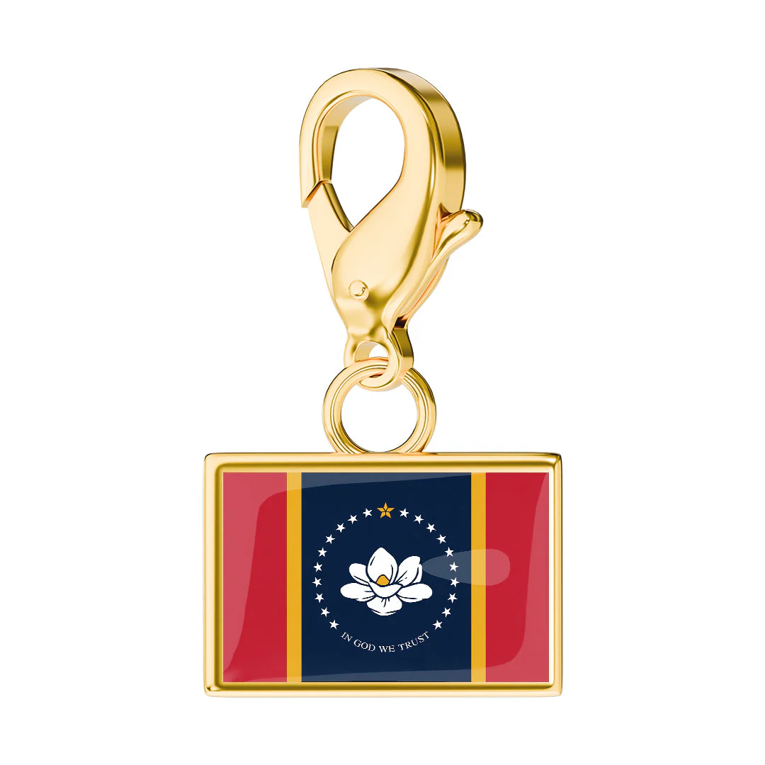 USA State Flag & Map Charms Set - Image 26