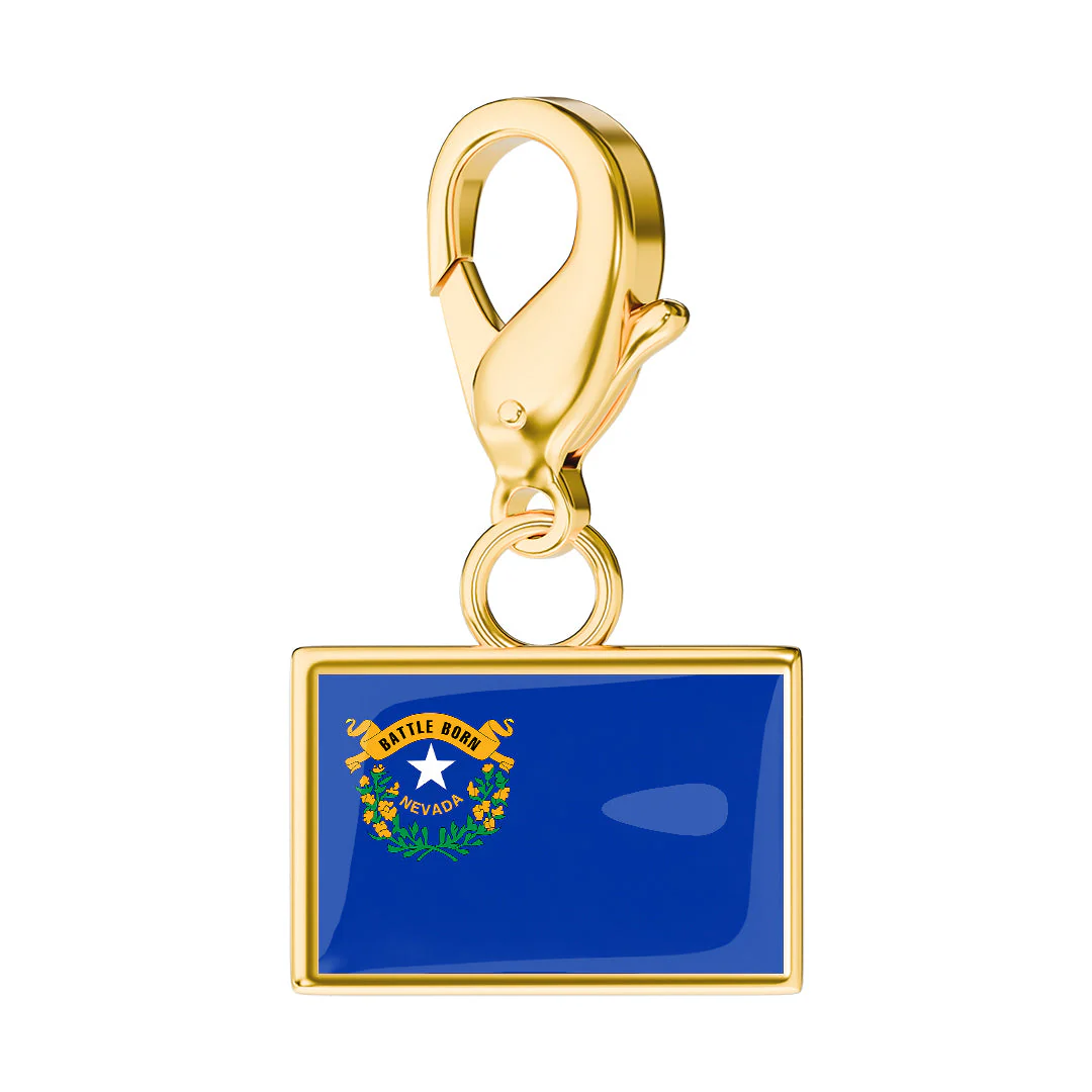USA State Flag & Map Charms Set - Image 30