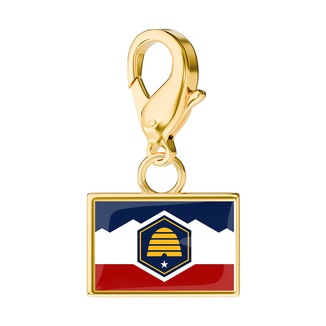 USA State Flag & Map Charms Set - Image 46