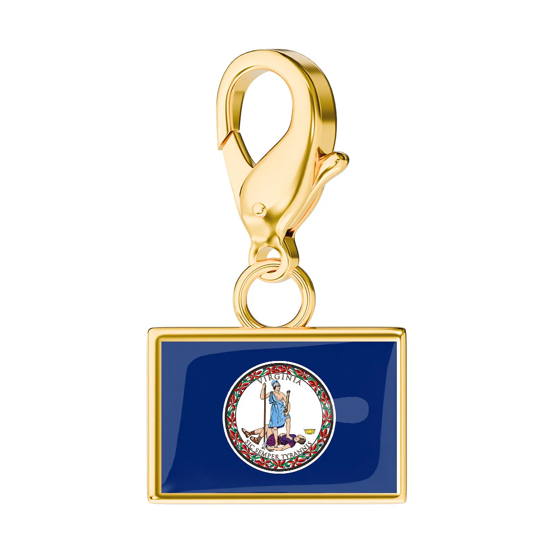 USA State Flag & Map Charms Set - Image 48