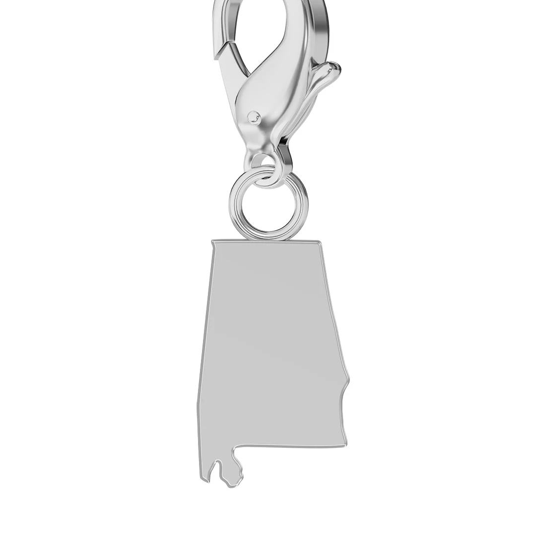 USA State Flag & Map Charms Set